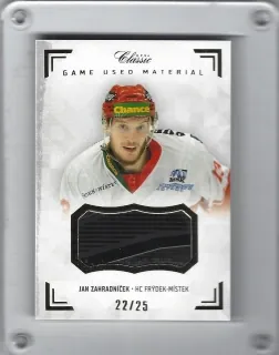 Zahradníček Jan OFS Chance Liga 2018-19 Game Used Memorabilia-stick xx/25 č.ZAH-J